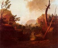 George Caleb Bingham - Deer in Landscape